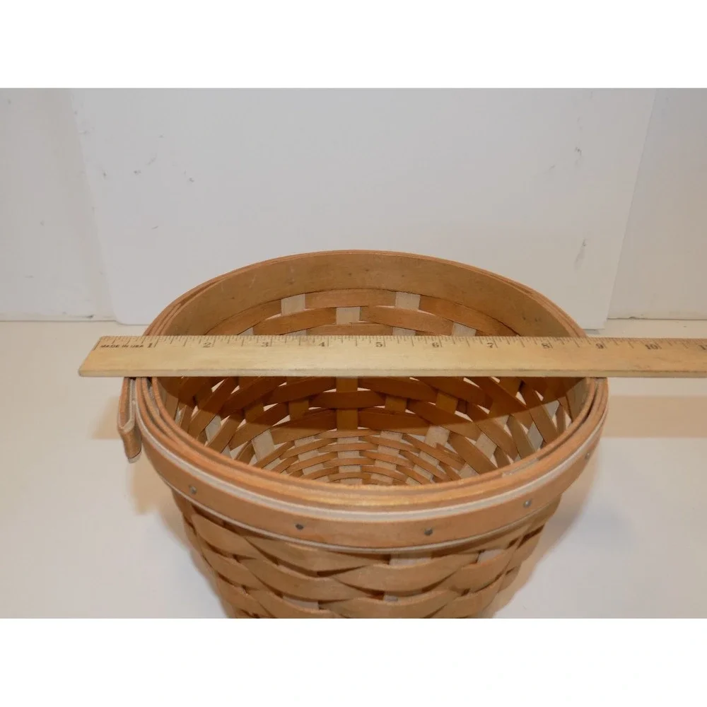 At Home Garden Flora Basket w/ Protector 2004 Hostess Longaberger ORIGINAL